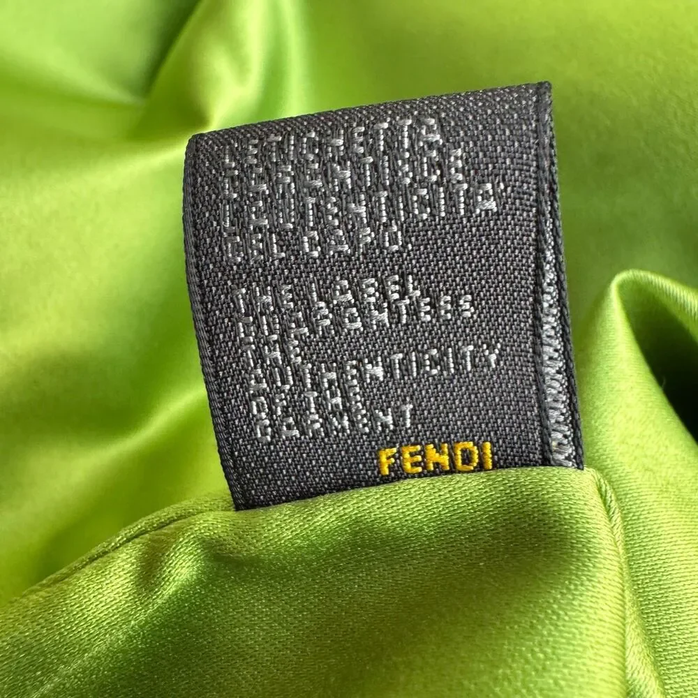 FENDI Bag Hand Beaded Glass Made In Italy 12